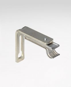 Väggfäste Clips, silver, flera storlekar