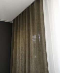 Måttillverkad hotellgardin Cloud, brun