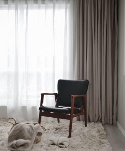 Mörkläggande gardin beige