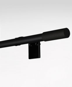 Gardinstång Cigar 18/20 mm, svart, reglerbar