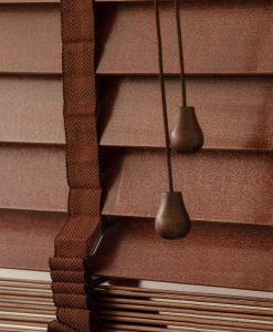 Träpersienn, lamellbredd 50 mm, mahogny