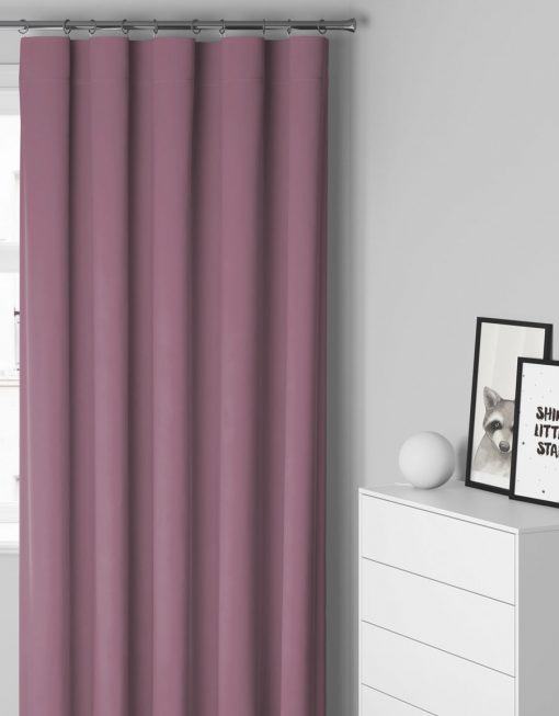 måttillverkad hotellgardin, mörkläggande, lila
