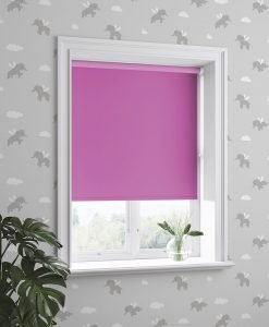 Hasta Tension, skruvfri rullgardin, mörkläggande, rosa