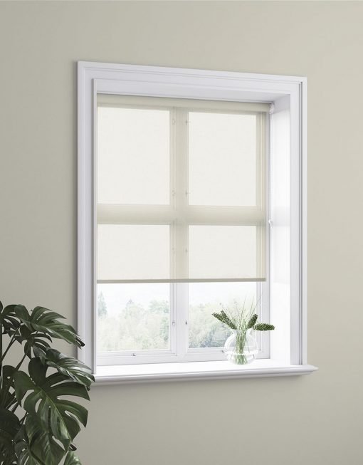 Hasta Tension skruvfri rullgardin screen Cumulus, beige
