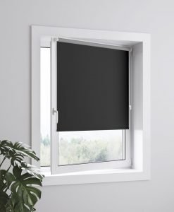 Multifix mörkläggande rullgardin, silverbaksida Titan, måttillverkad