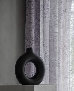Måttillverkad gardin, Old Orient, grå/lila