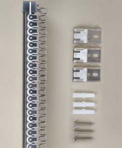 Gardinskena Bendable, vit eller ljusguld, 200 cm & 250 cm