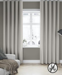 Flamskyddad gardin, beige
