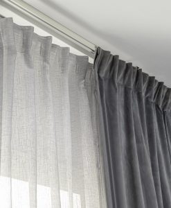 Gardinskena Superglide, vit eller ljusguld, 200 cm & 250 cm