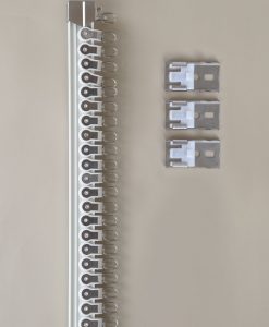 Gardinskena Bendable, vit, måttillverkad
