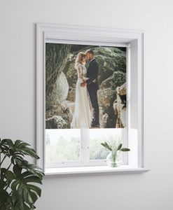 Tension rullgardin med eget fototryck, mörkläggande