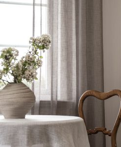 Gardin Malva grå beige återvunnet material