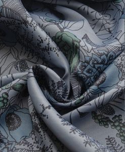 Måttillverkad gardin mörkläggande, Livia, blå