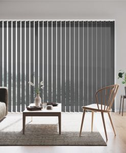 Lamellgardin, väv Sapphire svart