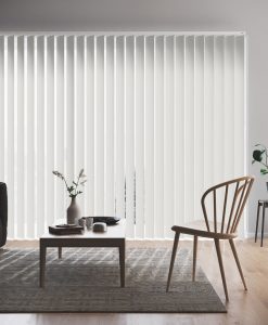 Emerald ljusgrå lamellgardin, Väv Diamond