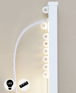 Ambiance skena, vit, takmonterad med led belysning
