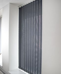 Lamellgardin svart Monoflex